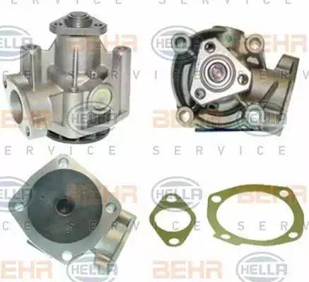 BEHR HELLA Service 8MP 376 805-711 - Водяной насос autospares.lv