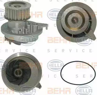 BEHR HELLA Service 8MP 376 806-021 - Водяной насос autospares.lv