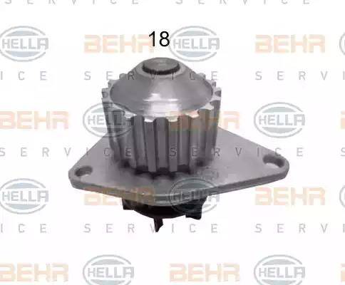 BEHR HELLA Service 8MP 376 800-454 - Водяной насос autospares.lv