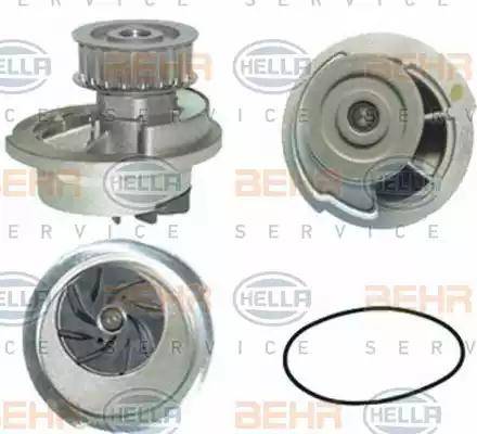 BEHR HELLA Service 8MP 376 800-411 - Водяной насос autospares.lv