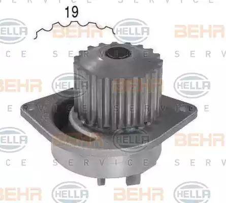 BEHR HELLA Service 8MP 376 800-474 - Водяной насос autospares.lv