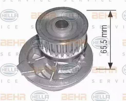 BEHR HELLA Service 8MP 376 800-084 - Водяной насос autospares.lv