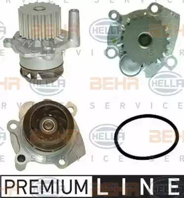 BEHR HELLA Service 8MP 376 800-021 - Водяной насос autospares.lv