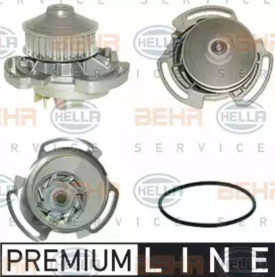 BEHR HELLA Service 8MP 376 800-151 - Водяной насос autospares.lv