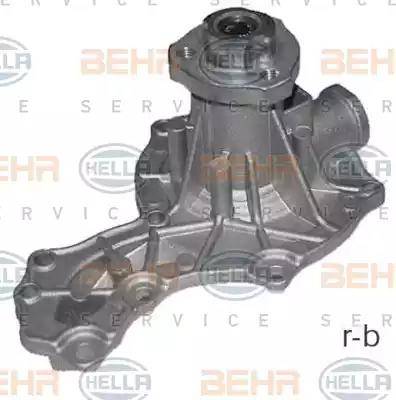 BEHR HELLA Service 8MP 376 800-184 - Водяной насос autospares.lv