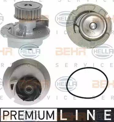 BEHR HELLA Service 8MP 376 800-121 - Водяной насос autospares.lv