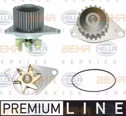 BEHR HELLA Service 8MP 376 800-201 - Водяной насос autospares.lv