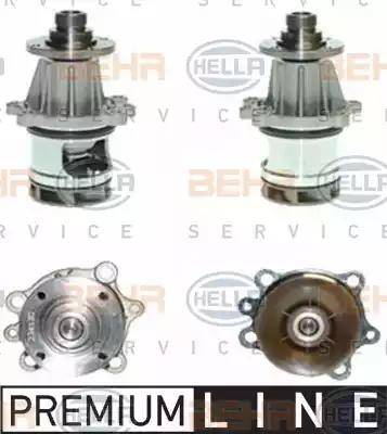 BEHR HELLA Service 8MP 376 801-571 - Водяной насос autospares.lv