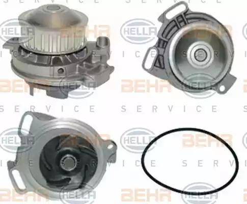 BEHR HELLA Service 8MP 376 801-601 - Водяной насос autospares.lv