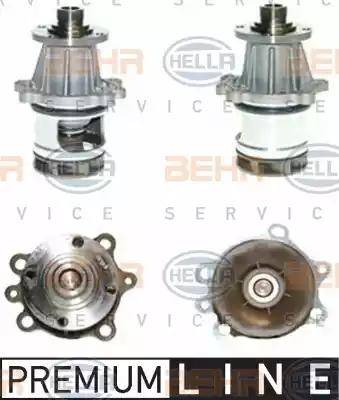 BEHR HELLA Service 8MP 376 801-031 - Водяной насос autospares.lv