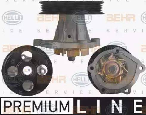 BEHR HELLA Service 8MP 376 801-141 - Водяной насос autospares.lv