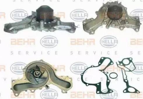 BEHR HELLA Service 8MP 376 803-681 - Водяной насос autospares.lv