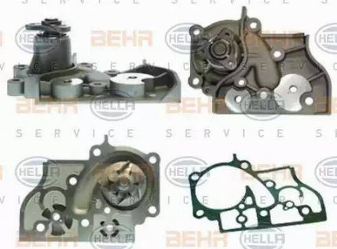 BEHR HELLA Service 8MP 376 803-671 - Водяной насос autospares.lv