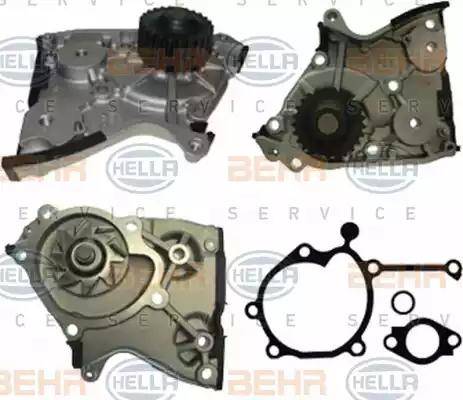 BEHR HELLA Service 8MP 376 803-061 - Водяной насос autospares.lv