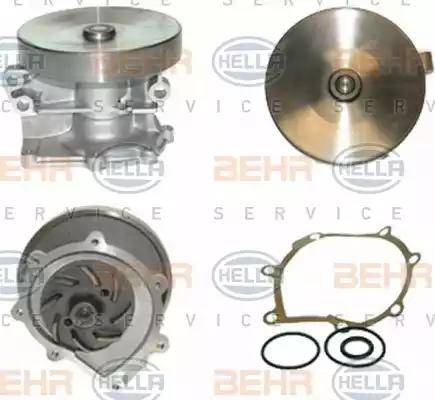 BEHR HELLA Service 8MP 376 803-011 - Водяной насос autospares.lv