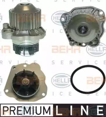 BEHR HELLA Service 8MP 376 803-021 - Водяной насос autospares.lv