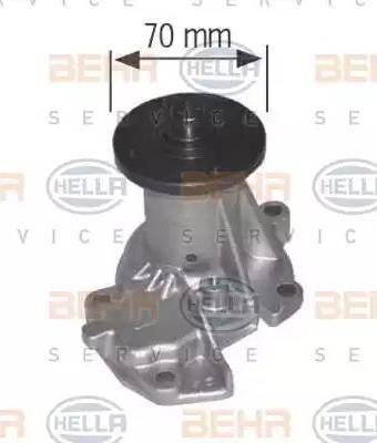 BEHR HELLA Service 8MP 376 803-164 - Водяной насос autospares.lv