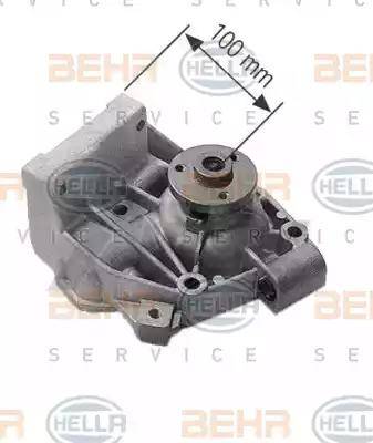 BEHR HELLA Service 8MP 376 803-294 - Водяной насос autospares.lv