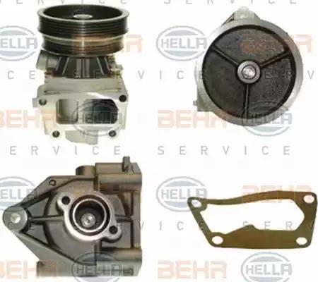 BEHR HELLA Service 8MP 376 802-401 - Водяной насос autospares.lv