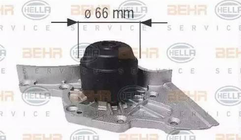 BEHR HELLA Service 8MP 376 802-514 - Водяной насос autospares.lv