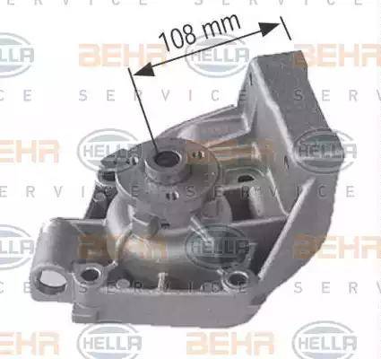 BEHR HELLA Service 8MP 376 802-244 - Водяной насос autospares.lv