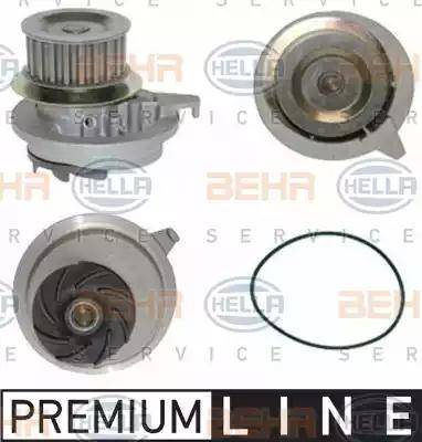 BEHR HELLA Service 8MP 376 802-201 - Водяной насос autospares.lv