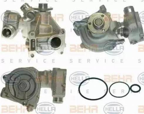 BEHR HELLA Service 8MP 376 807-101 - Водяной насос autospares.lv