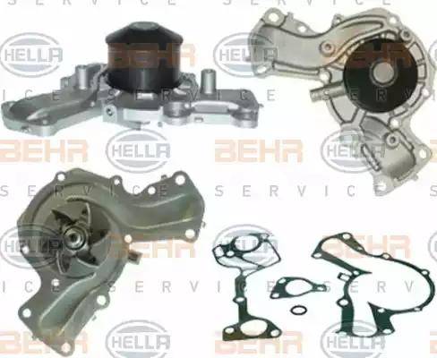 BEHR HELLA Service 8MP 376 807-351 - Водяной насос autospares.lv