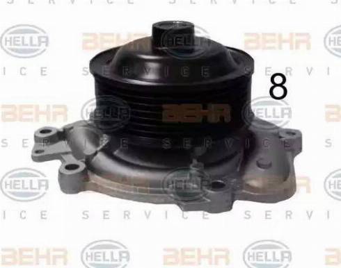 BEHR HELLA Service 8MP 376 810-304 - Водяной насос autospares.lv