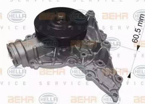 BEHR HELLA Service 8MP 376 888-584 - Водяной насос autospares.lv