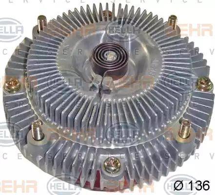 BEHR HELLA Service 8MV 376 758-741 - Сцепление, вентилятор радиатора autospares.lv