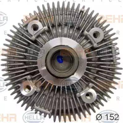 BEHR HELLA Service 8MV 376 757-601 - Сцепление, вентилятор радиатора autospares.lv