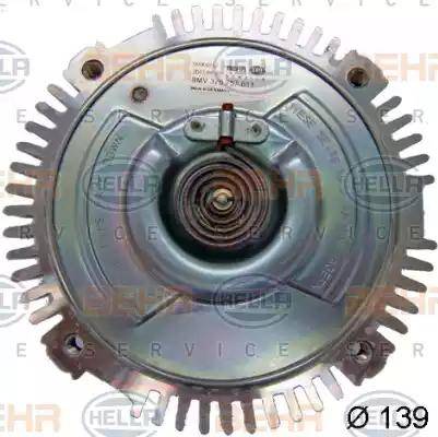 BEHR HELLA Service 8MV 376 757-611 - Сцепление, вентилятор радиатора autospares.lv