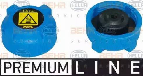 BEHR HELLA Service 8MY 376 779-021 - Крышка, резервуар охлаждающей жидкости autospares.lv