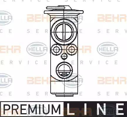 BEHR HELLA Service 8UW 351 239-361 - Расширительный клапан, кондиционер autospares.lv