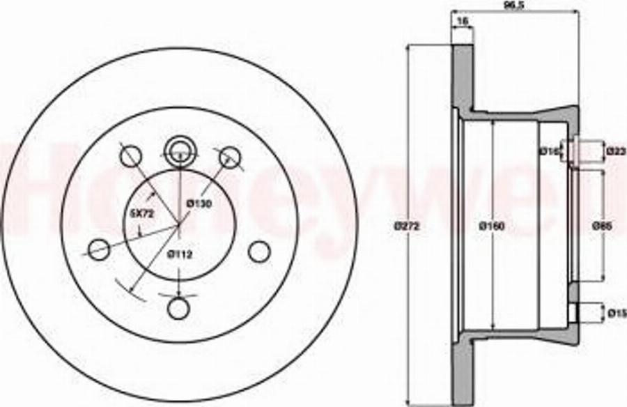 BENDIX 569121 B - Тормозной диск autospares.lv