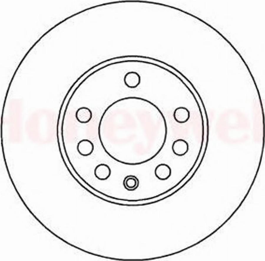 BENDIX 561960 B - Тормозной диск autospares.lv