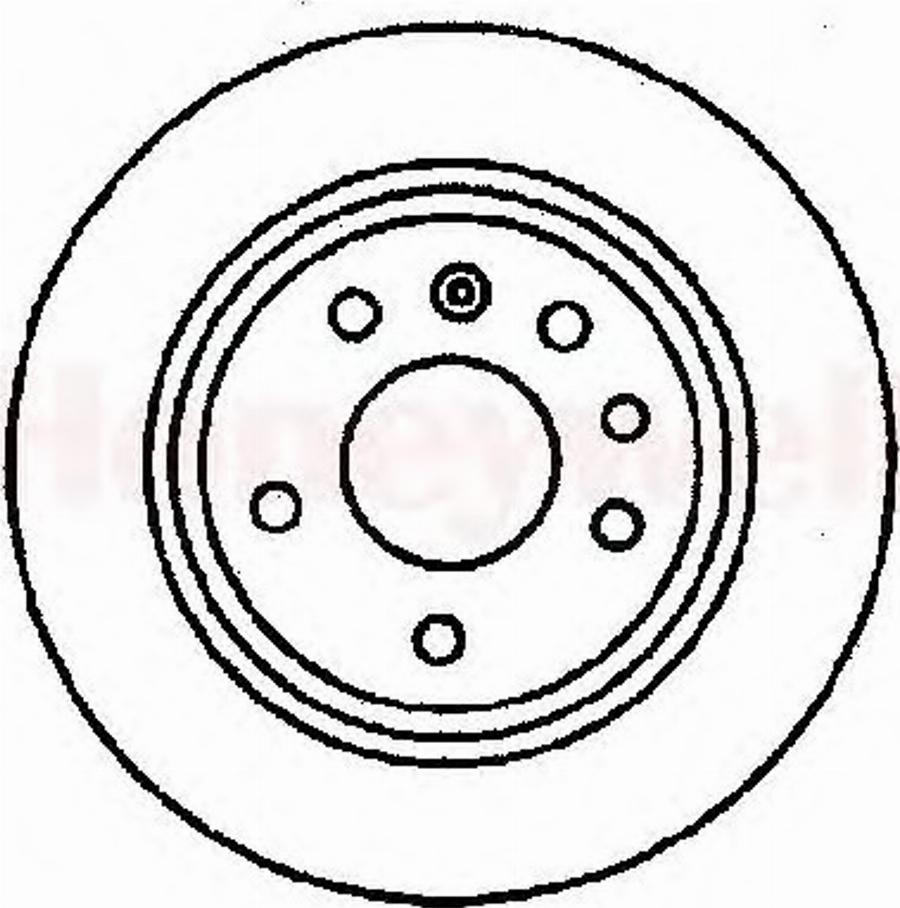 BENDIX 561408 B - Тормозной диск autospares.lv