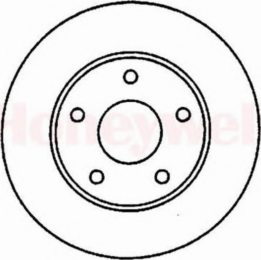 BENDIX 561549 B - Тормозной диск autospares.lv