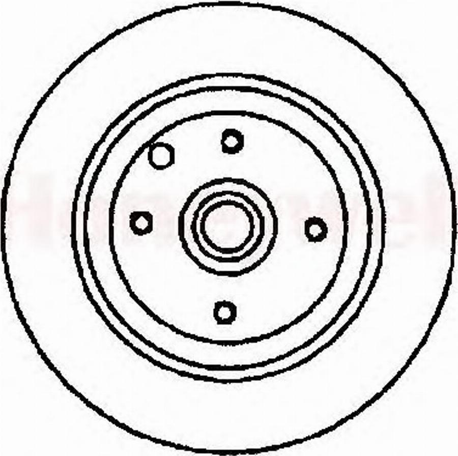 BENDIX 561530 B - Тормозной диск autospares.lv