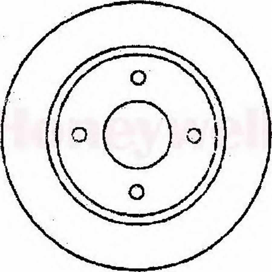 BENDIX 561663 B - Тормозной диск autospares.lv