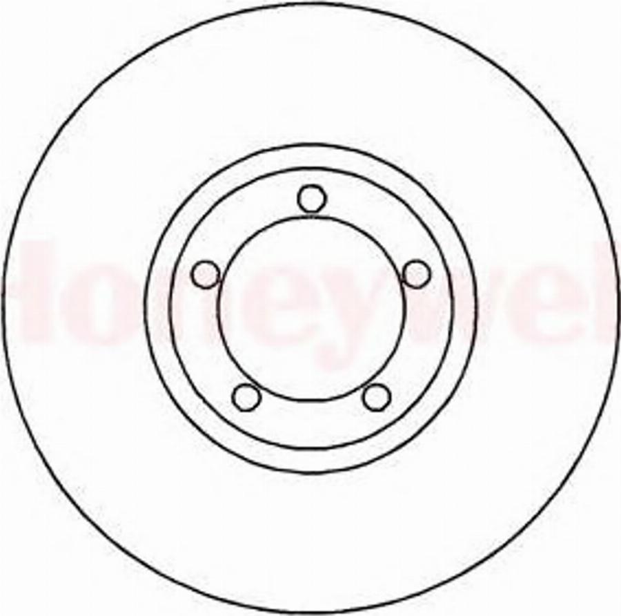 BENDIX 561625 B - Тормозной диск autospares.lv