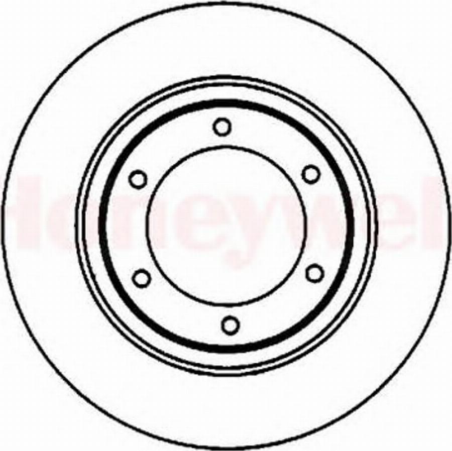 BENDIX 561099 B - Тормозной диск autospares.lv