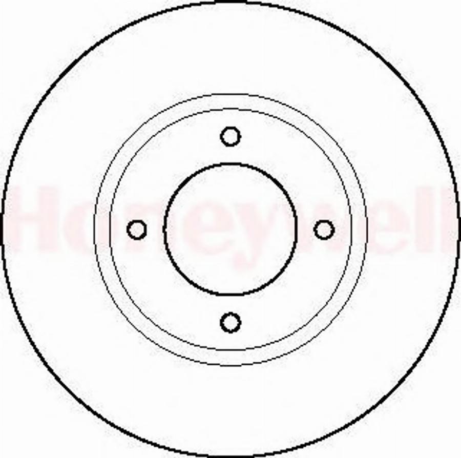 BENDIX 561003 B - Тормозной диск autospares.lv