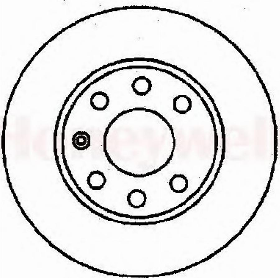 BENDIX 561142 B - Тормозной диск autospares.lv