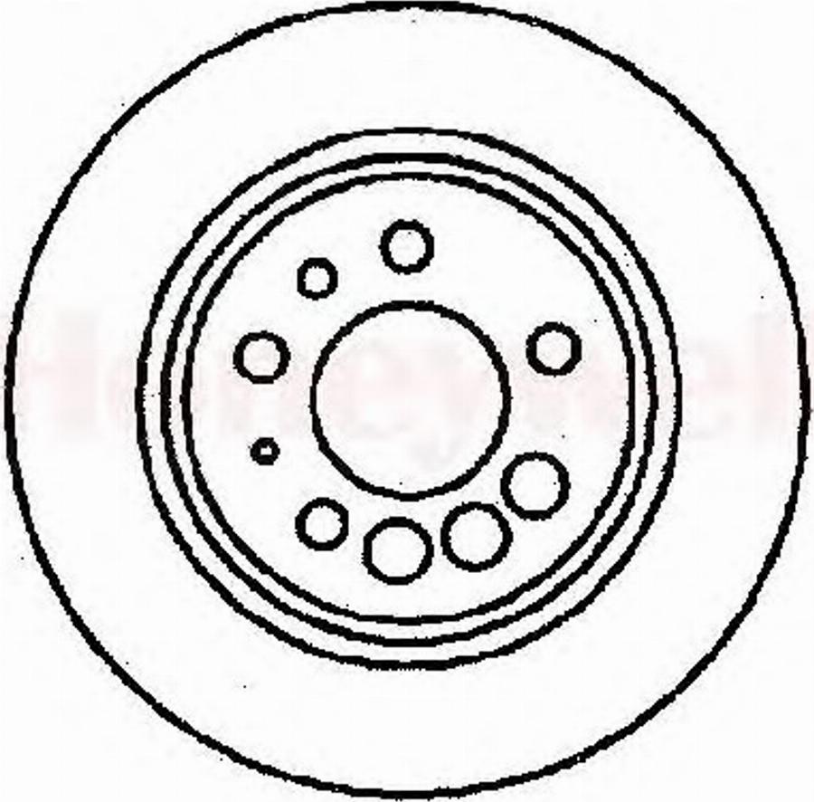 BENDIX 561116 B - Тормозной диск autospares.lv