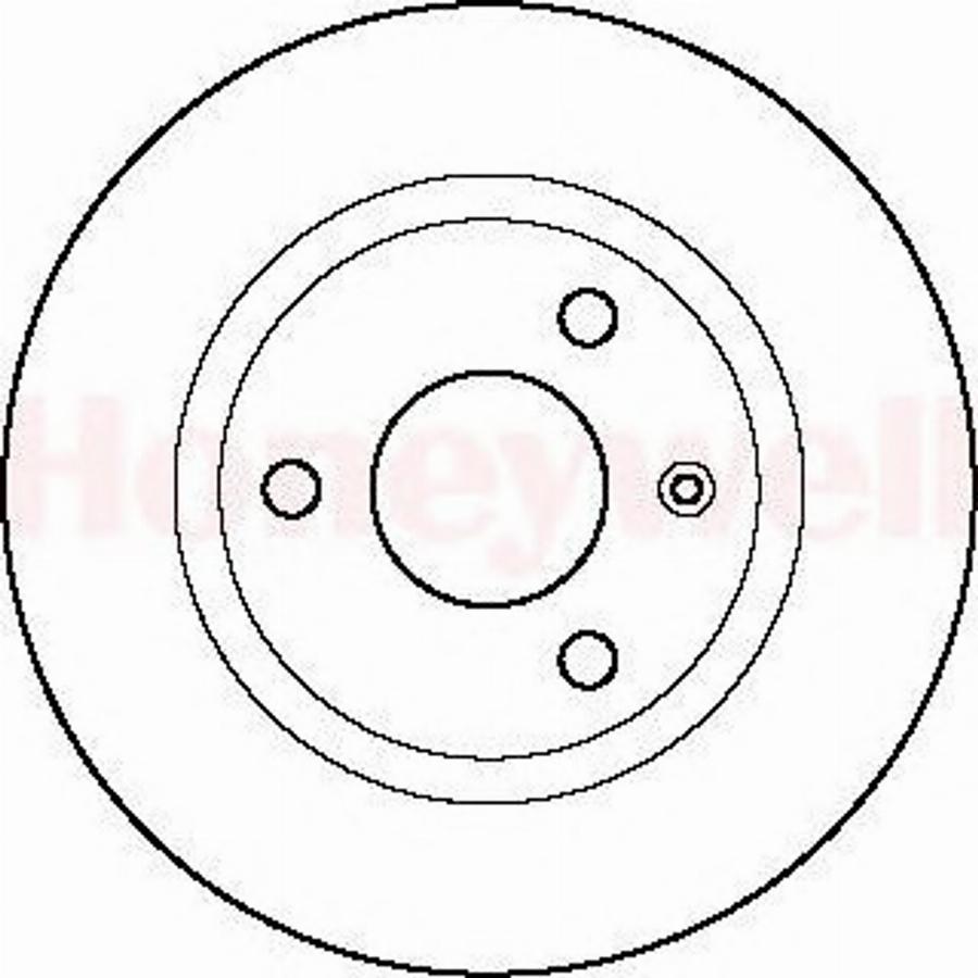 BENDIX 561359 B - Тормозной диск autospares.lv