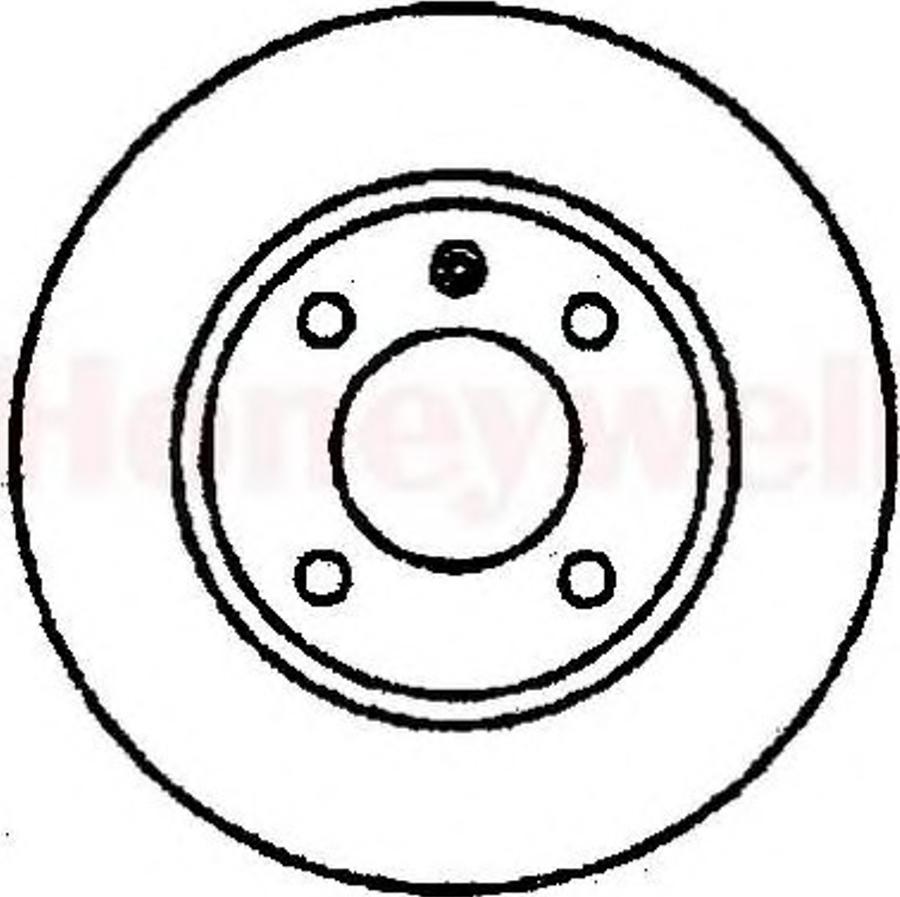 BENDIX 561361 B - Тормозной диск autospares.lv