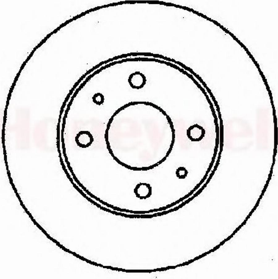 BENDIX 561380 B - Тормозной диск autospares.lv