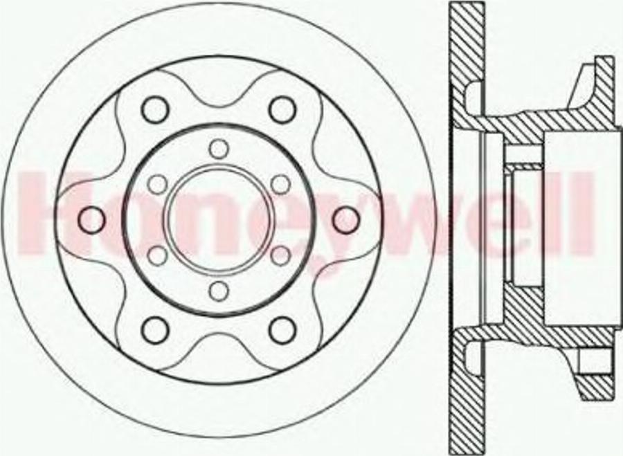 BENDIX 562493B - Тормозной диск autospares.lv